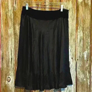 EUC A. CHENG MIDI SATIN SLIP SKIRT